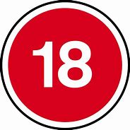 Image result for Number 18 PNG Logo