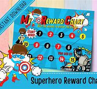 Image result for Superhero Reward Chart