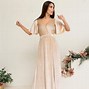 Image result for Bridal Party Champagne Bridesmaid Dresses