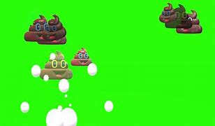 Image result for Poop Emoji Green screen