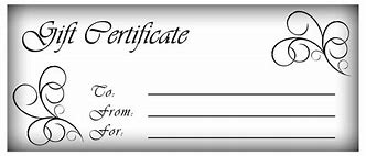 Image result for Homemade Gift Certificate Template