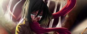 Image result for Mikasa Ackerman Sad
