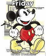 Image result for Mickey Mouse Disney Happy Friday