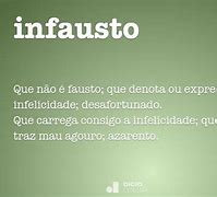 Image result for infausto