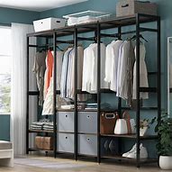 Image result for Heavy Duty Clothes Closet Rack