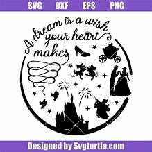 Image result for Cinderella Svg File Silhouette a Dream Is a Wish