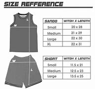 Image result for A4 Adult Full Button Jersey Size Chart