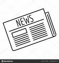 Image result for Newspaper Outline