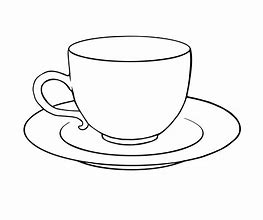 Image result for Cup Images Clip Art Black and White