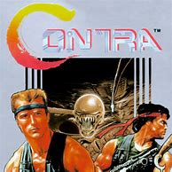 Image result for Contra NES Cover Art