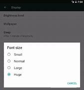 Image result for Android Change Font Size