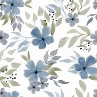 Image result for Blue Floral Pattern