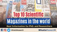 Image result for Scientific Magazine's List