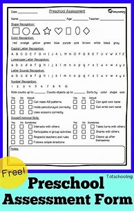 Image result for Preschool Testing Assessment