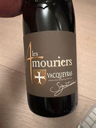 Image result for Amouriers Vacqueyras Signature