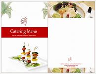 Image result for Catering Menu Template