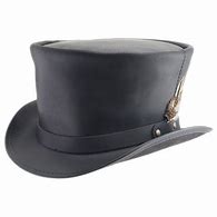Image result for Leather Top Hat