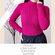 Image result for Crochet Long Sleeve Tunic Free Pattern