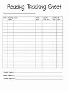 Image result for Book Tracking Sheet
