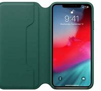 Image result for iPhone XS Max Leather Case Forest Green