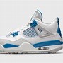 Image result for Jordan 4S White Blue with Golf