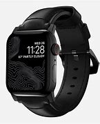 Image result for Black Leather Apple Watch