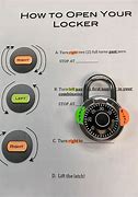 Image result for Walfort Combination Lock How to Unlock