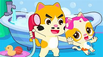 Image result for Baby Bus Kitten Bath