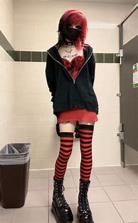 Image result for Kawaii Emo Outfits