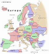 Image result for Easy Map of Europe