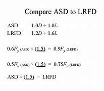 Image result for LRFD to ASD Conversion
