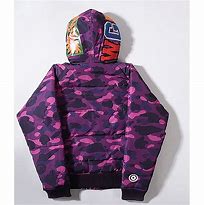 Image result for BAPE Purple Camo Shark Jacket