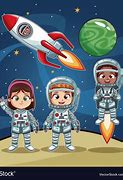 Image result for Astronaut Space Ship Cartoon