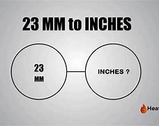 Image result for 23 mm to Inches