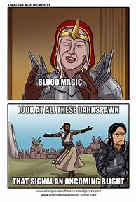 Image result for Dragon Age Comic Memes