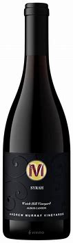 Image result for Andrew Murray Syrah Watch Hill