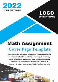 Image result for Assignment Cover Page Sample