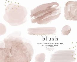 Image result for Blush Pink Watercolor Splash Gold Rectangle