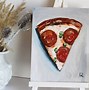 Image result for Pizza Charcoal Painting