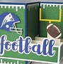 Image result for Football Shaped Handmade Card