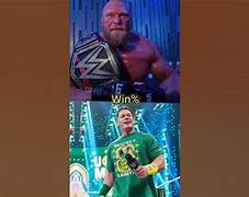 Image result for Brock Lesnar Comparison with John Cena
