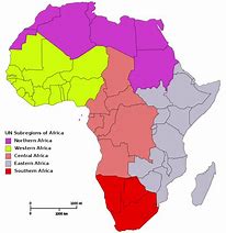 Image result for Africa Map by Region