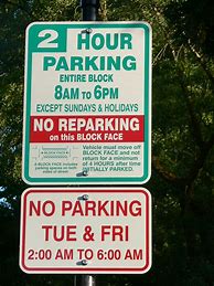 Image result for Aluminum Parking Signs