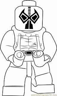 Image result for LEGO Bane Coloring Pages