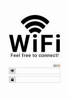 Image result for Template Wi-Fi Dan Password