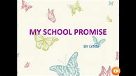 Image result for My School Promise Poem