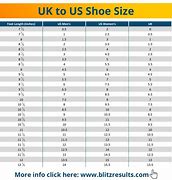 Image result for Us vs UK Size Chart