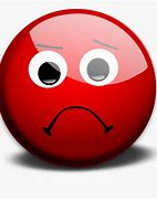 Image result for Red Face Emoji with Tear