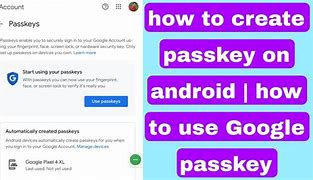 Image result for Passkey with Screen Lock Android