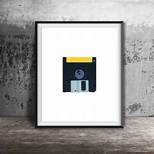 Image result for Wall Frame Floppy Disk